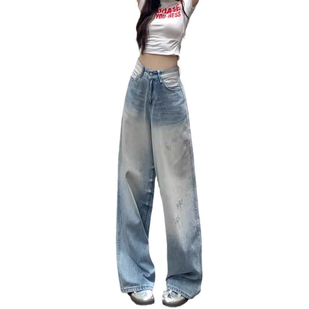 American-style Retro Wide Leg Jeans