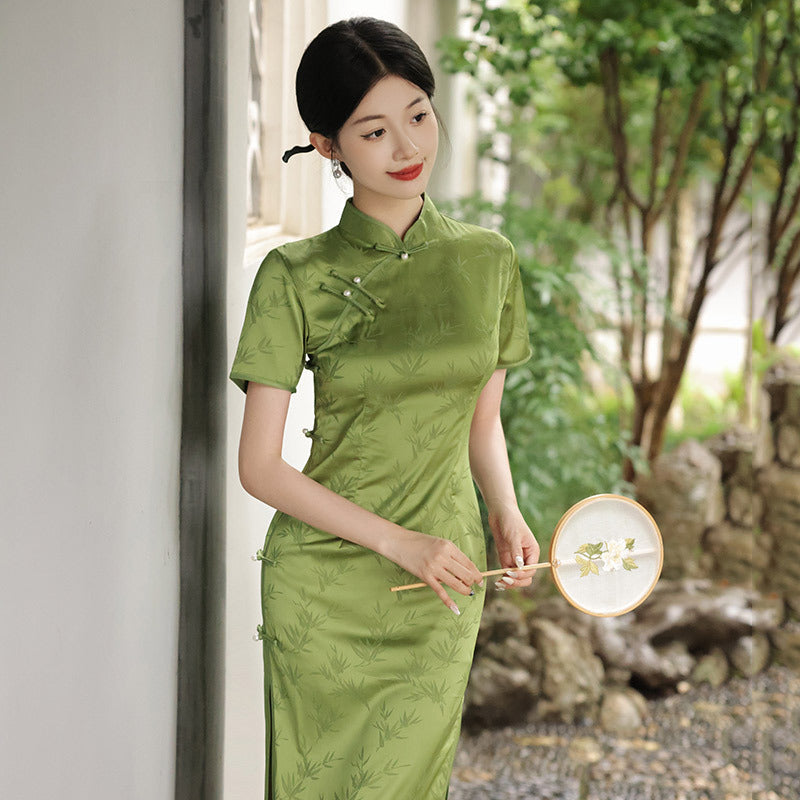 Lady Temperament Chinese Vintage Cheongsam