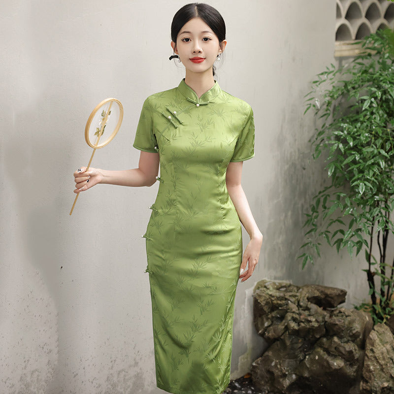 Lady Temperament Chinese Vintage Cheongsam